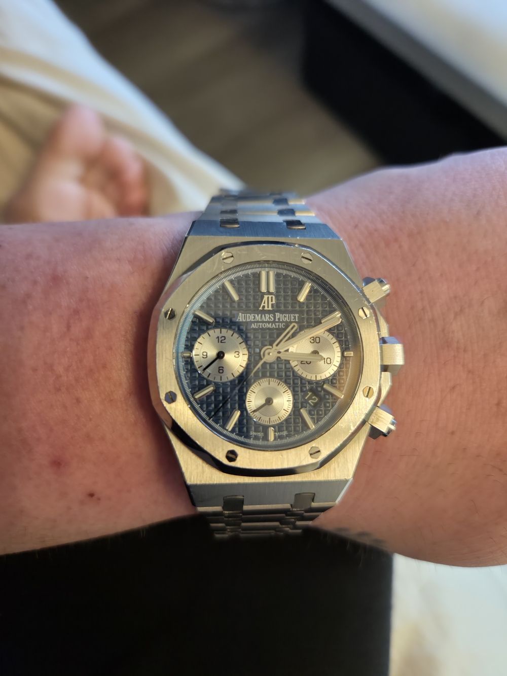 AP Stainless Steel Blue Dial 1:1 REP โ๏ธIdentical Twin ๐ - Picture 15 of 16